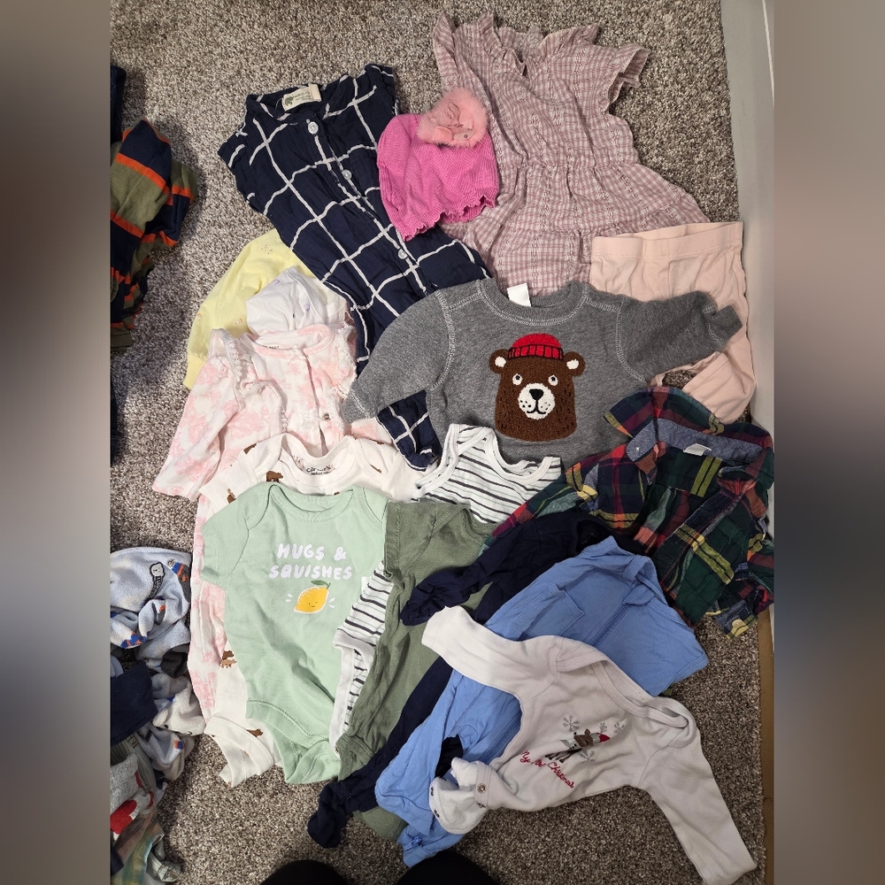 0-3 Months Mixed Boys Girls Bundle